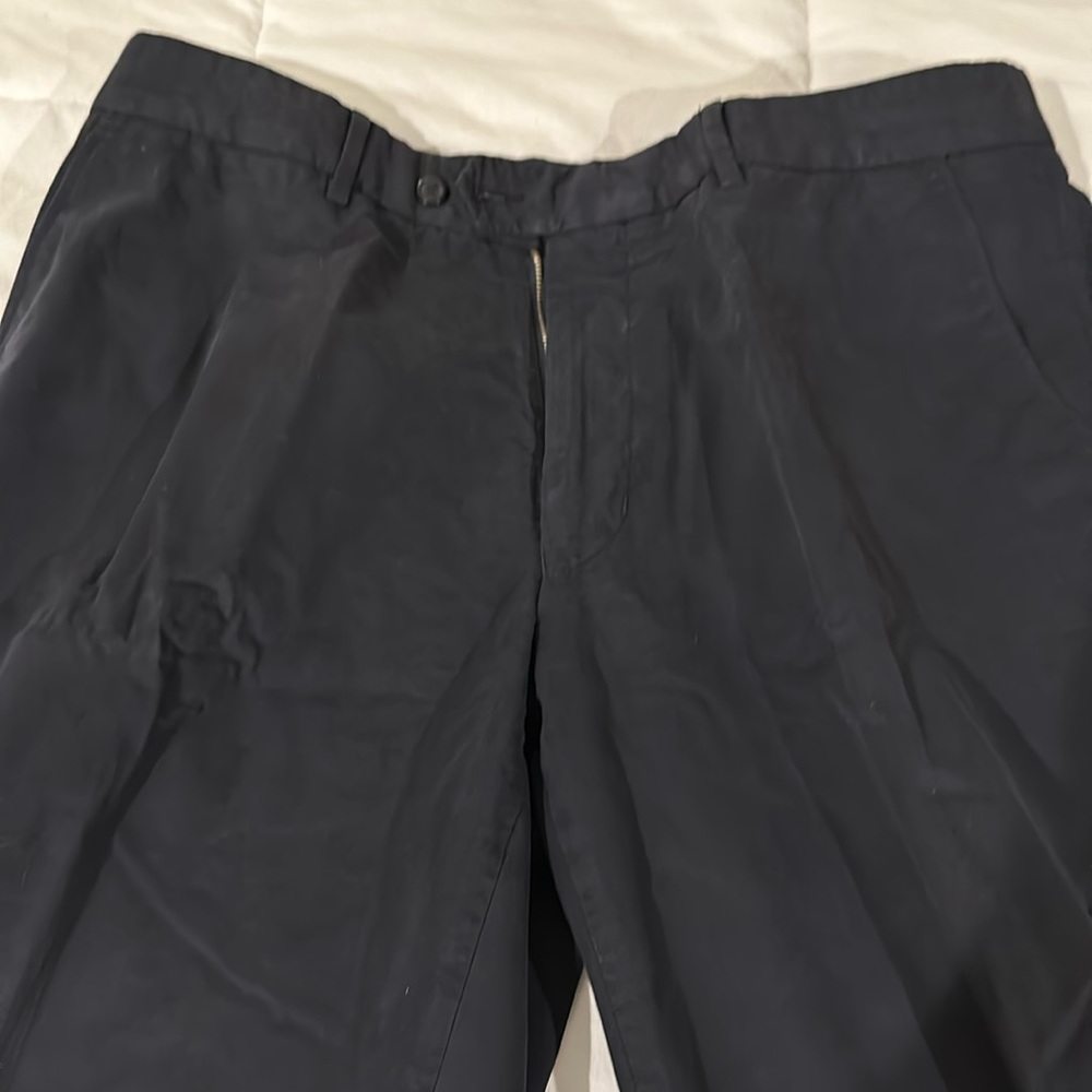 Burberry men’s cotton pants dark blue 34